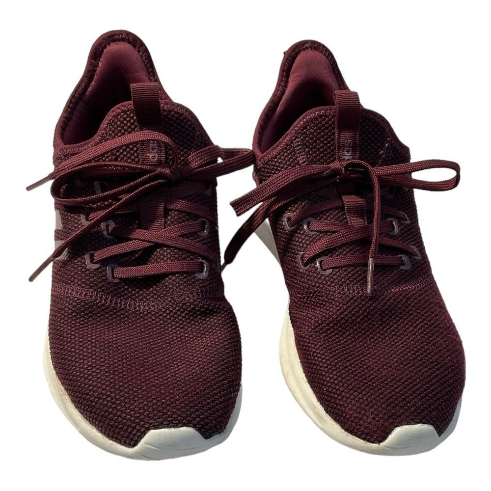 Adidas Cloudfoam Women's Size 8.5 Red Burgundy Running Shoes Sneakers